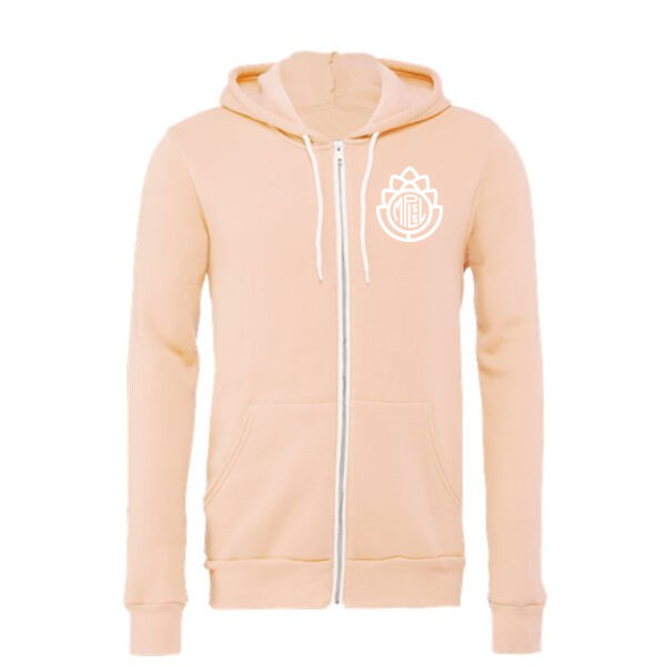 Bella + Canvas - Unisex Sponge Fleece Full-Zip Hoodie Sweatshirt - Printed Logos Thumbnail