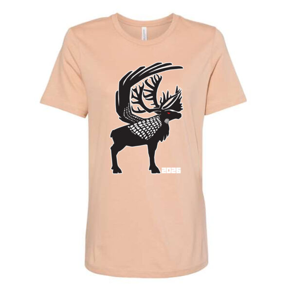 BELLA + CANVAS - Women’s Relaxed Fit Heather CVC Tee - Printed Logos Thumbnail