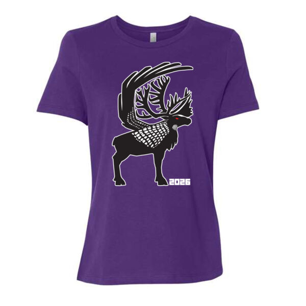 BELLA + CANVAS - Women’s Relaxed Fit Jersey Tee - Printed Logos Thumbnail