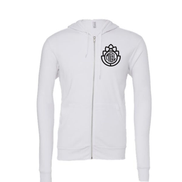 Bella + Canvas - Unisex Sponge Fleece Full-Zip Hoodie Sweatshirt - Printed Logos Thumbnail