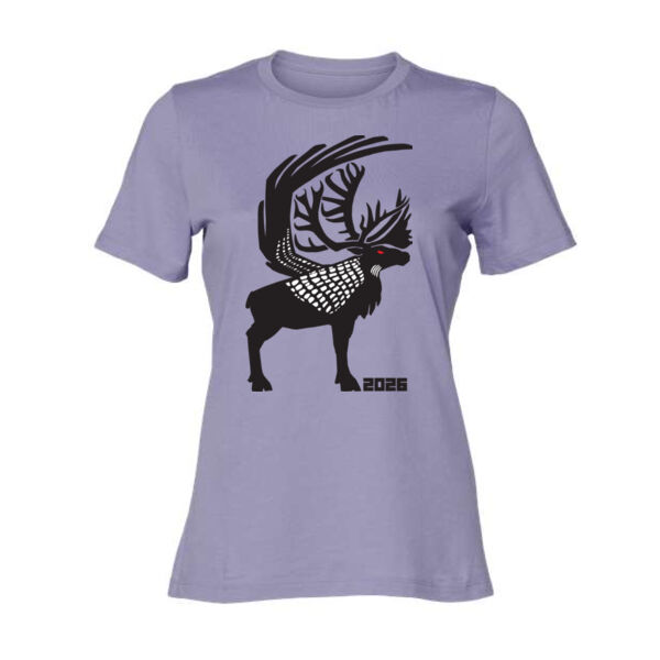 BELLA + CANVAS - Women’s Relaxed Fit Jersey Tee - Printed Logos Thumbnail