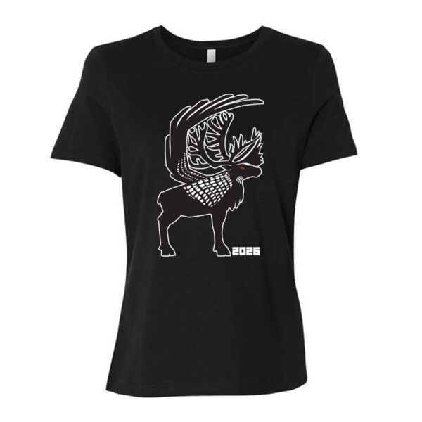 BELLA + CANVAS - Women’s Relaxed Jersey Tee - Printed Logos Thumbnail