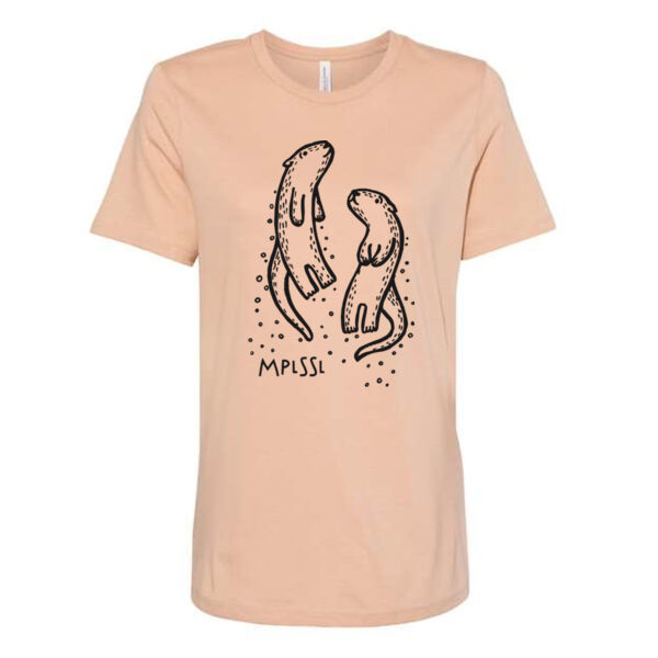 BELLA + CANVAS - Women’s Relaxed Jersey Tee - Printed Logos Thumbnail