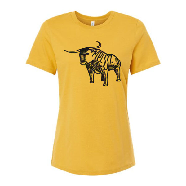 BELLA + CANVAS - Women’s Relaxed Jersey Tee - Printed Logos Thumbnail