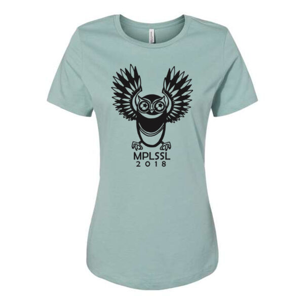 BELLA + CANVAS - Women’s Relaxed Jersey Tee - Printed Logos Thumbnail