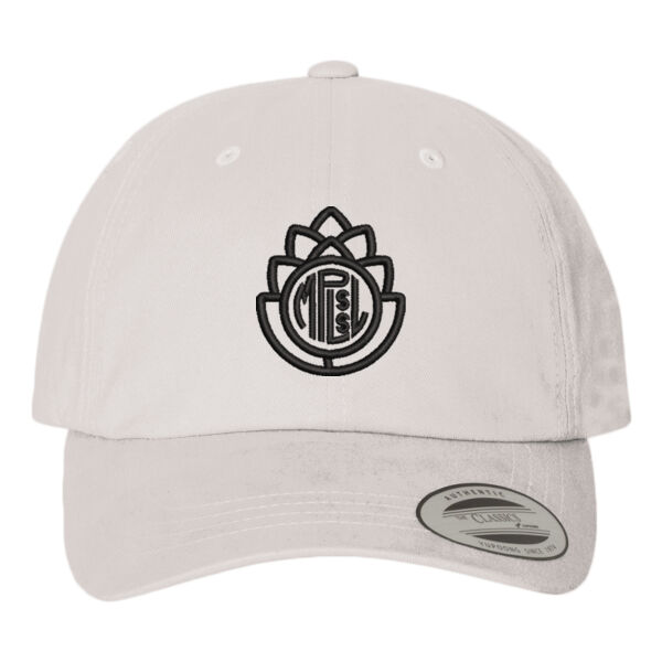 YP Classics - Peached Twill Dad's Cap - Embroidered Logo Thumbnail