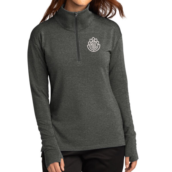 Sport-Tek ® Ladies Sport-Wick ® Flex Fleece 1/4-Zip - Embroidered Logo Thumbnail