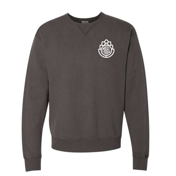 ComfortWash by Hanes - Garment-Dyed Unisex Crewneck Sweatshirt - Printed Logo Thumbnail