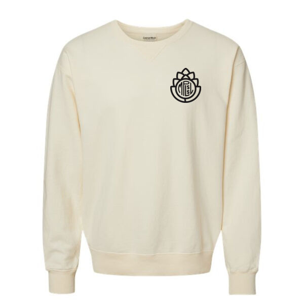 ComfortWash by Hanes - Garment-Dyed Unisex Crewneck Sweatshirt - Printed Logo Thumbnail