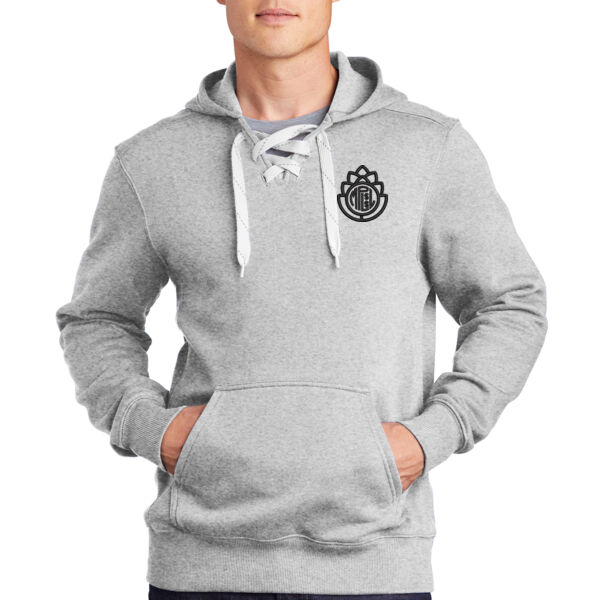 Sport-Tek® Lace Up Pullover Hooded Sweatshirt - Embroidered Logo Thumbnail