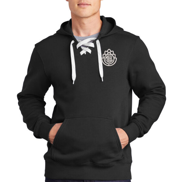 Sport-Tek® Lace Up Pullover Hooded Sweatshirt - Embroidered Logo Thumbnail