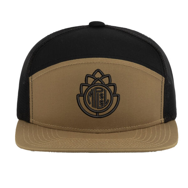 Pacific Headwear - 6-Panel Arch Trucker Snapback Cap - Embroidered Logo Thumbnail