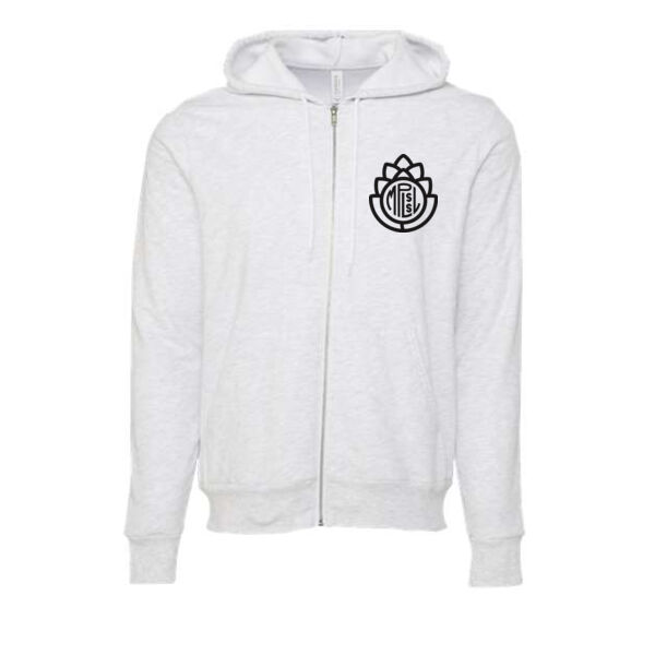 BELLA + CANVAS - Unisex Sponge Fleece Full-Zip Hoodie - Printed Logos Thumbnail