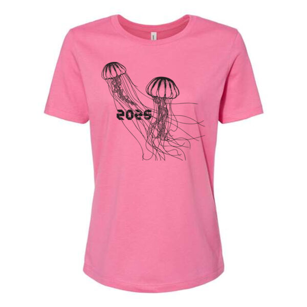 BELLA + CANVAS - Women’s Relaxed Fit Jersey Tee - Printed Logos Thumbnail