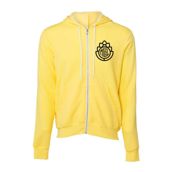 BELLA + CANVAS - Unisex Sponge Fleece Full-Zip Hoodie - Printed Logos Thumbnail