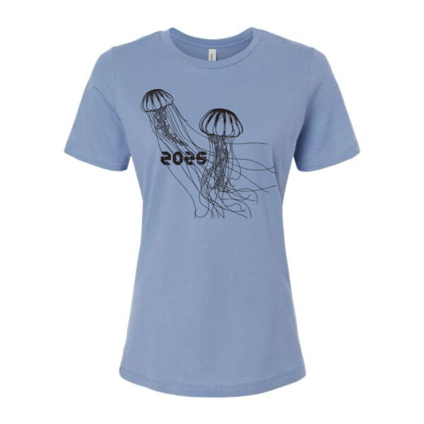 BELLA + CANVAS - Women’s Relaxed Fit Jersey Tee - Printed Logos Thumbnail