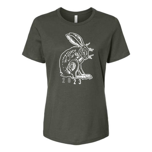 BELLA + CANVAS - Women’s Relaxed Jersey Tee - Printed Logos Thumbnail