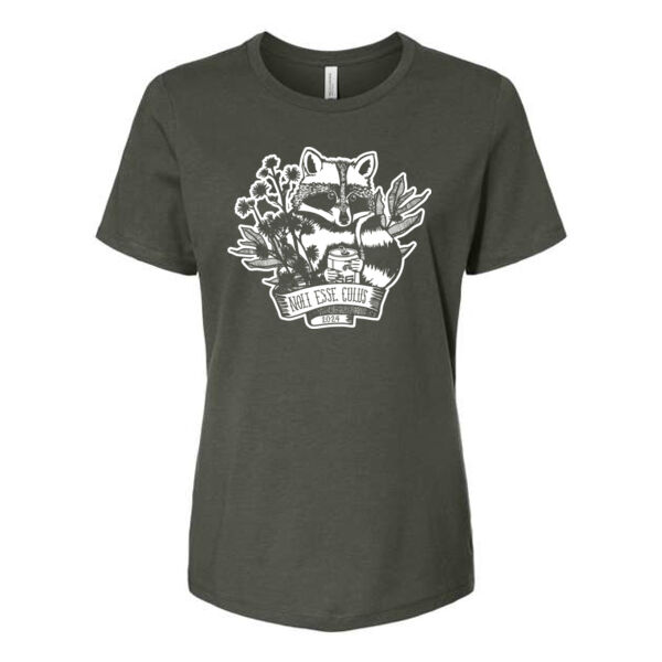 BELLA + CANVAS - Women’s Relaxed Jersey Tee - Printed Logos Thumbnail