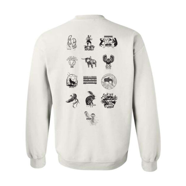 Gildan - Unisex Heavy Blend™ Crewneck Sweatshirt - Printed Logos Thumbnail