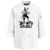 Eight Knot Button Chef Coat with Thermometer Pocket Thumbnail