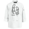 Eight Knot Button Chef Coat with Thermometer Pocket Thumbnail