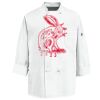 Eight Knot Button Chef Coat with Thermometer Pocket Thumbnail