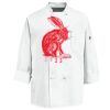 Eight Knot Button Chef Coat with Thermometer Pocket Thumbnail