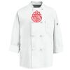 Eight Knot Button Chef Coat with Thermometer Pocket Thumbnail