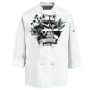 Eight Knot Button Chef Coat with Thermometer Pocket Thumbnail