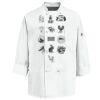 Eight Knot Button Chef Coat with Thermometer Pocket Thumbnail