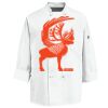Eight Knot Button Chef Coat with Thermometer Pocket Thumbnail