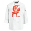 Eight Knot Button Chef Coat with Thermometer Pocket Thumbnail