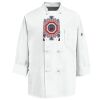 Eight Knot Button Chef Coat with Thermometer Pocket Thumbnail