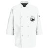 Button Chef Coat with Thermometer Pocket Thumbnail