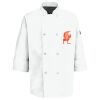 Eight Pearl Button Chef Coat with Thermometer Pocket Thumbnail