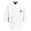 Eight Pearl Button Chef Coat with Thermometer Pocket Thumbnail