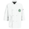 Eight Pearl Button Chef Coat with Thermometer Pocket Thumbnail