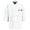 Eight Pearl Button Chef Coat with Thermometer Pocket Thumbnail