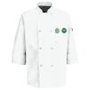 Eight Pearl Button Chef Coat with Thermometer Pocket Thumbnail