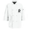 Eight Pearl Button Chef Coat with Thermometer Pocket Thumbnail