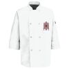 Eight Pearl Button Chef Coat with Thermometer Pocket Thumbnail