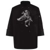 Ten Pearl Button Black Chef Coat Thumbnail