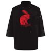 Ten Pearl Button Black Chef Coat Thumbnail