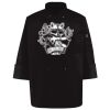 Ten Pearl Button Black Chef Coat Thumbnail