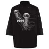 Ten Pearl Button Black Chef Coat Thumbnail