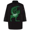 Ten Pearl Button Black Chef Coat Thumbnail