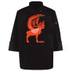 Ten Pearl Button Black Chef Coat Thumbnail