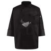 Black Knot Button Chef Coat Thumbnail