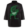 Black Knot Button Chef Coat Thumbnail